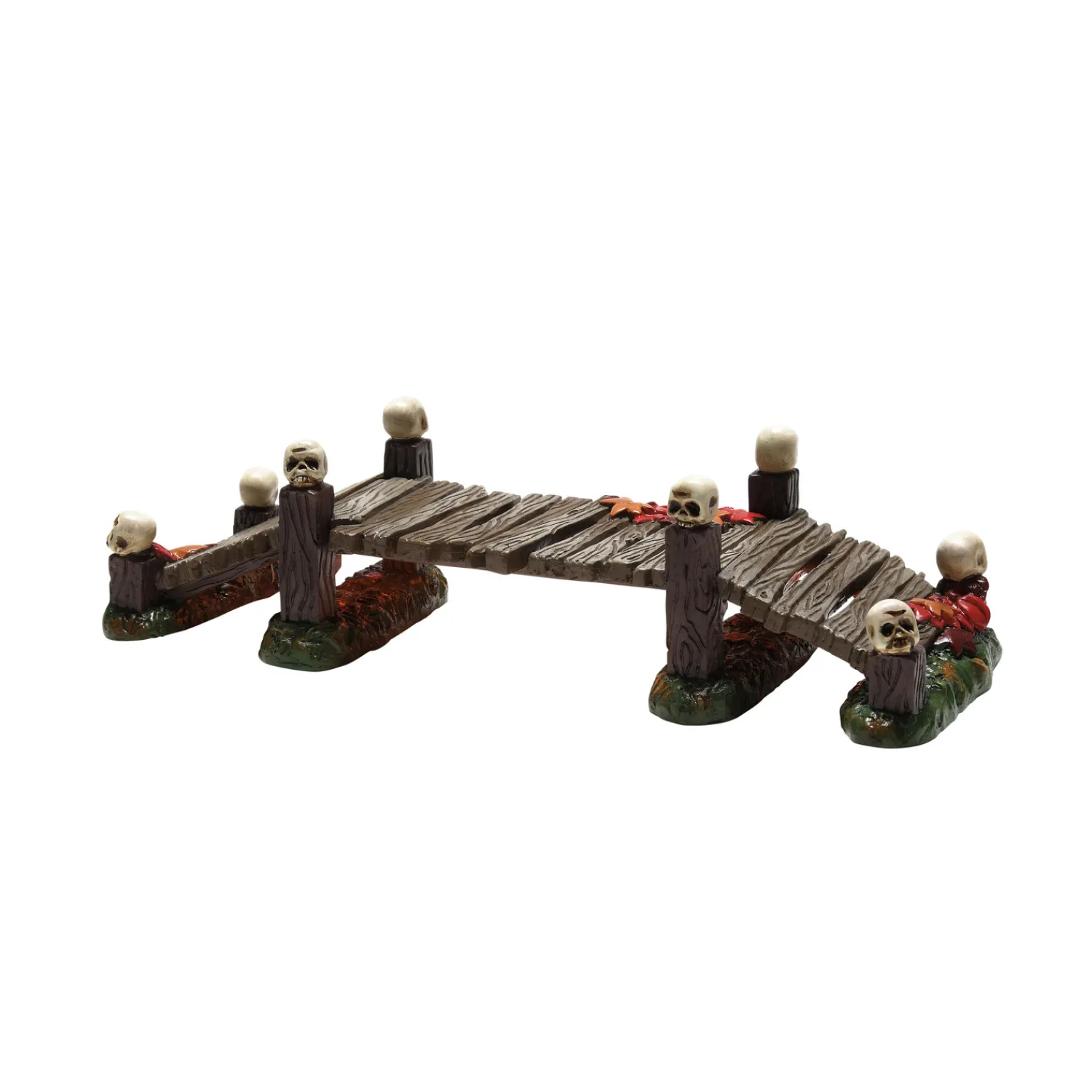 Sale The Jolly Christmas Shop Department 56 Halloween Village Lit Haunted Boardwalk Bridge 6013643