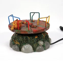 Sale The Jolly Christmas Shop Department 56 Halloween Village Scary Go-Round Animated Figure 6013644