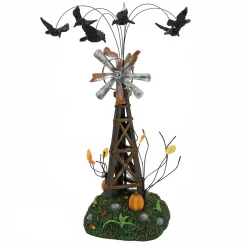 The Jolly Christmas Shop Department 56 Halloween Village Animated A Chill In The Air Weathervane 6013645