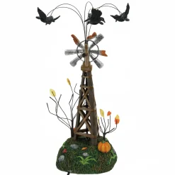 The Jolly Christmas Shop Department 56 Halloween Village Animated A Chill In The Air Weathervane 6013645