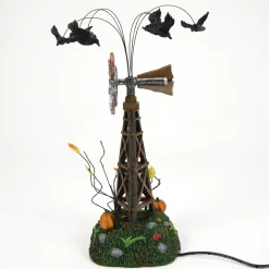 The Jolly Christmas Shop Department 56 Halloween Village Animated A Chill In The Air Weathervane 6013645