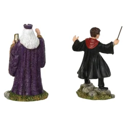Hot The Jolly Christmas Shop Department 56 Harry Potter Village Harry And The Headmaster Figure Set Of 2 6002314