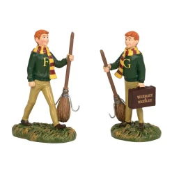 Best The Jolly Christmas Shop Department 56 Harry Potter Village Fred And George Weasley Figure 6003332