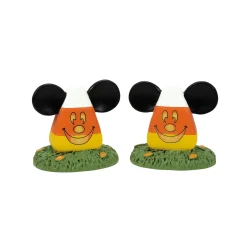 New The Jolly Christmas Shop Department 56 Mickey's Pumpkintown Minnie's Kissing Booth 2024 Set