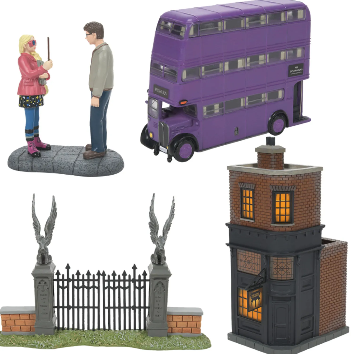 Discount The Jolly Christmas Shop Department 56 Mid Year 2022 Harry Potter Village 4 Pc Set