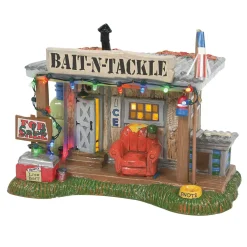 The Jolly Christmas Shop Department 56 National Lampoon's Christmas Vacation Selling The Bait Shop Building 6011426