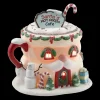 Hot The Jolly Christmas Shop Department 56 North Pole Village Santa's Hot Cocoa Cafe 4020207
