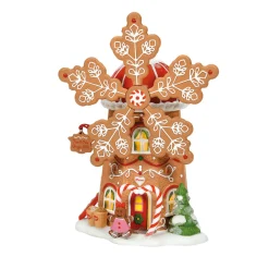 Clearance The Jolly Christmas Shop Department 56 North Pole Village Gingerbread Cookie Mill Building 6007610