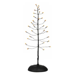 Hot The Jolly Christmas Shop Department 56 Orange Or Purple Twinkle Bright Lighted Halloween Tree Village Accessory