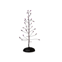 Hot The Jolly Christmas Shop Department 56 Orange Or Purple Twinkle Bright Lighted Halloween Tree Village Accessory