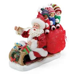 Online The Jolly Christmas Shop Department 56 Possible Dreams Santa Downhill From Here 6010211