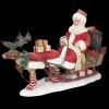 Outlet The Jolly Christmas Shop Department 56 Possible Dreams LED Lighted Santa Through The Woods 6010217