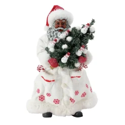 Hot The Jolly Christmas Shop Department 56 Possible Dreams African American Santa Snowy Wishes 6011842