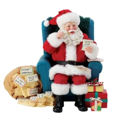 Outlet The Jolly Christmas Shop Department 56 Possible Dreams Santa Letters To Santa Figure 6011843