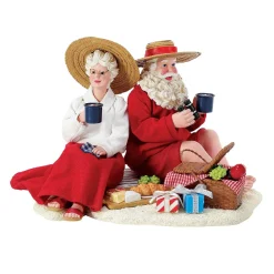 Hot The Jolly Christmas Shop Department 56 Possible Dreams Life Is A Picnic Santa And Mrs. Figure 6012189