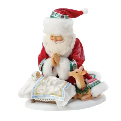 New The Jolly Christmas Shop Department 56 Possible Dreams Jim Shore Limited Edition Wrapped In Love Santa Figure 6012197