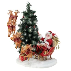 Clearance The Jolly Christmas Shop Department 56 Possible Dreams Santa Here Comes Santa Claus Figure 6012249