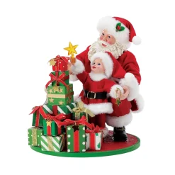 Best The Jolly Christmas Shop Department 56 Possible Dreams Santa Adding The Twinkle Figure 6012253
