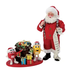 Hot The Jolly Christmas Shop Department 56 Possible Dreams Santa M&M Holiday Fun Figure 6013710