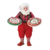 The Jolly Christmas Shop Department 56 Possible Dreams Santa Two Big Cookies! Figure 6013898
