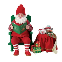 Hot The Jolly Christmas Shop Department 56 Possible Dreams Santa One More Chapter Figure 6013908