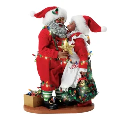 Online The Jolly Christmas Shop Department 56 Possible Dreams African American Santa Shining Stars Figure 6013919