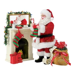 Outlet The Jolly Christmas Shop Department 56 Possible Dreams Santa A Visit From St. Nicholas Figure 6013930