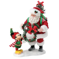 Clearance The Jolly Christmas Shop Department 56 Possible Dreams Santa Evergreen Friendship Mickey Figure 6013932