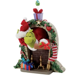 Outlet The Jolly Christmas Shop Department 56 Possible Dreams Up The Chimney Grinch Figure 6014777
