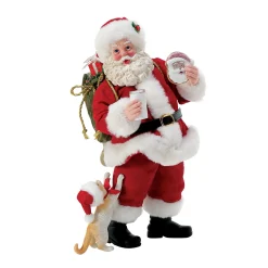 Sale The Jolly Christmas Shop Department 56 Possible Dreams Santa Scratching Post Figure 6014781