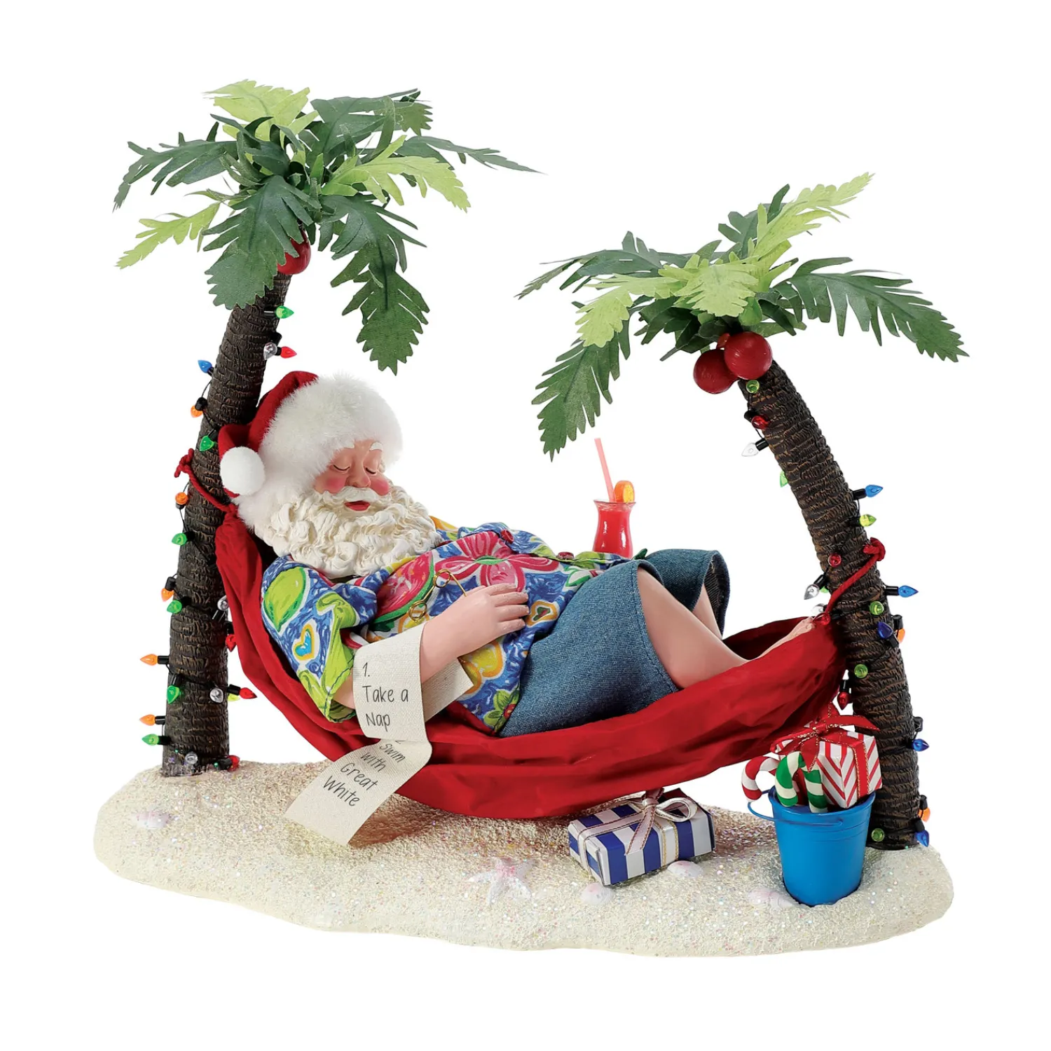 Clearance The Jolly Christmas Shop Department 56 Possible Dreams Santa Bucket List 6014788