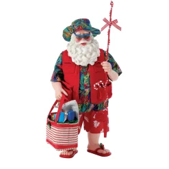 The Jolly Christmas Shop Department 56 Possible Dreams Santa Hook, Line, And Sinker Figure 6014789