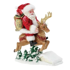 Online The Jolly Christmas Shop Department 56 Possible Dreams Santa Ten Santas Leaping Figure 6014795