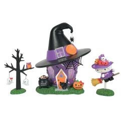 Sale The Jolly Christmas Shop Department 56 Sanrio Hello Kitty Village Hello Kitty's Witch Tower Halloween Building 6014744