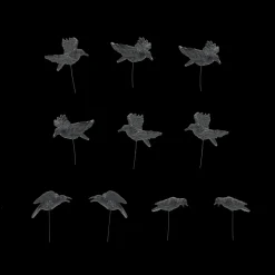 Sale The Jolly Christmas Shop Department 56 Set Of 10 Halloween Village Crows Accessory 6010451