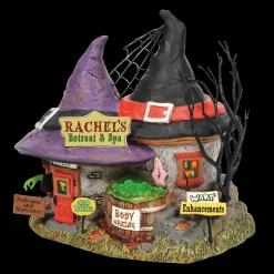 The Jolly Christmas Shop Department 56 Snow Village Halloween Rachel's Retreat & Spa Building 6007781