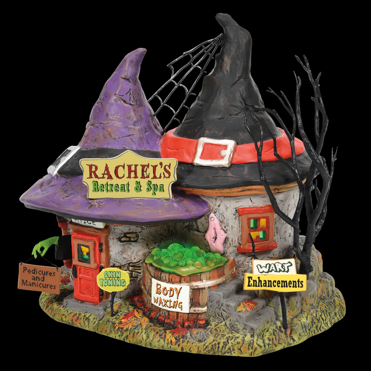 The Jolly Christmas Shop Department 56 Snow Village Halloween Rachel's Retreat & Spa Building 6007781