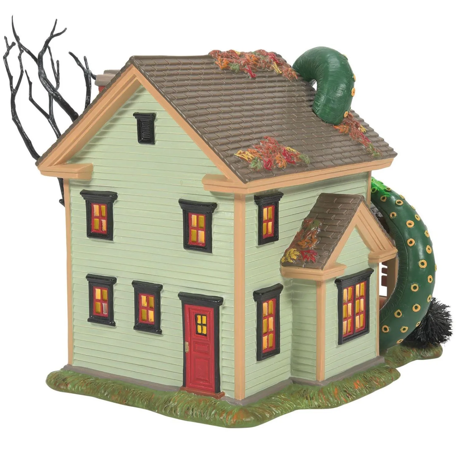 Discount The Jolly Christmas Shop Department 56 Snow Village Halloween The Kraken House 6011436