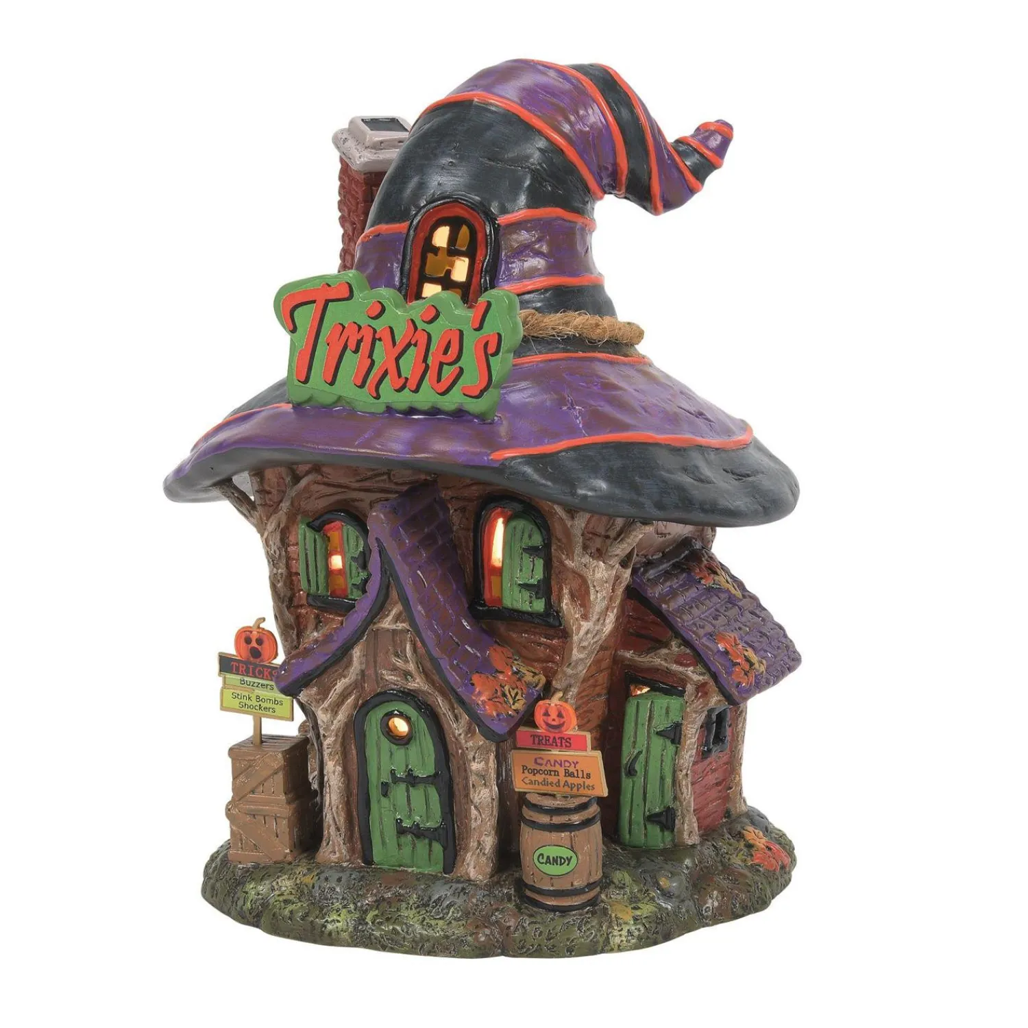 Clearance The Jolly Christmas Shop Department 56 Snow Village Halloween Trixie's Tricks & Treats 6011438