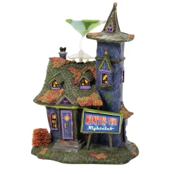 Outlet The Jolly Christmas Shop Department 56 Snow Village Halloween Monstertini's Nightclub Building 6013602