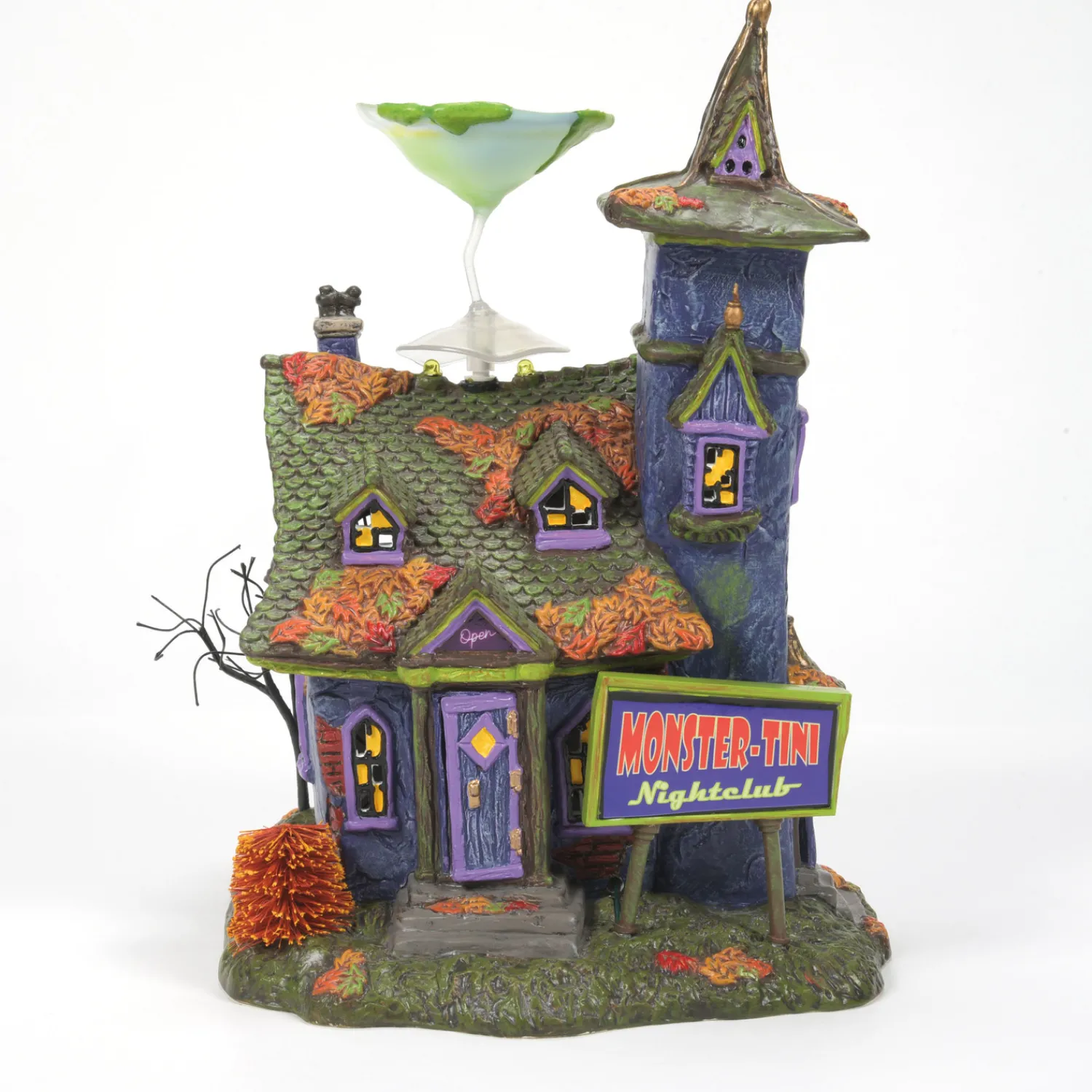 Outlet The Jolly Christmas Shop Department 56 Snow Village Halloween Monstertini's Nightclub Building 6013602