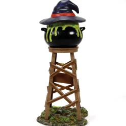 Discount The Jolly Christmas Shop Department 56 Snow Village Halloween Witch Hollow Watertower 6013639