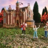 Online The Jolly Christmas Shop Department 56 Snow Village Halloween Visiting The Park Disney Figure 6014559