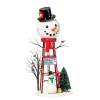 Best The Jolly Christmas Shop Department 56 Snowman Water Tower 800013