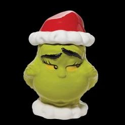 Sale The Jolly Christmas Shop Department 56 The Grinch Christmas Cookie Jar 6010964
