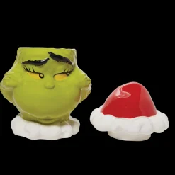 Sale The Jolly Christmas Shop Department 56 The Grinch Christmas Cookie Jar 6010964