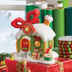 Best The Jolly Christmas Shop Department 56 The Grinch Village Every Who's Ribbon & Bows Building 6009728