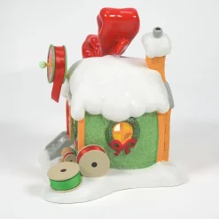 Best The Jolly Christmas Shop Department 56 The Grinch Village Every Who's Ribbon & Bows Building 6009728