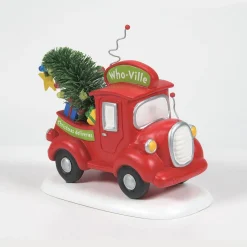 Best The Jolly Christmas Shop Department 56 The Grinch Village Who-ville Christmas Deliveries Figure 6009729