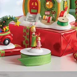 Hot The Jolly Christmas Shop Department 56 The Grinch Village Cindy Lou Who's Surprise Figure 6009730